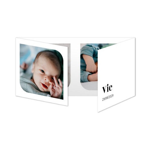 Double Folded Card Panoramic Landscape 19,6 x 9,3 cm 