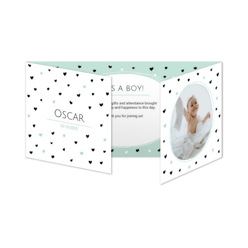 Double Folded Card Panoramic Landscape 19,6 x 9,3 cm Double Folded Card Panoramic Landscape 19,6 x 9,3 cm