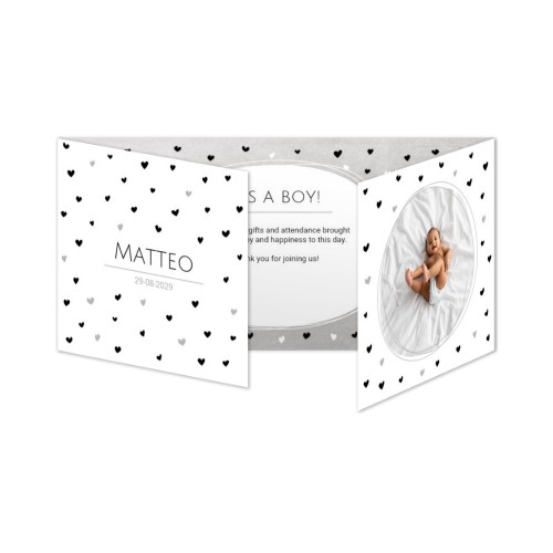 Double Folded Card Panoramic Landscape 19,6 x 9,3 cm Double Folded Card Panoramic Landscape 19,6 x 9,3 cm