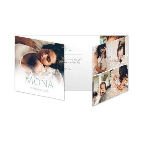 Dubbelgevouwen Kaart Panorama Liggend 19,6 x 9,3 cm Dubbelgevouwen Kaart Panorama Liggend 19,6 x 9,3 cm