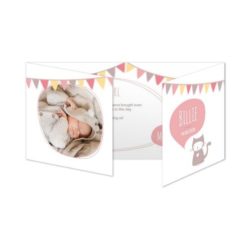 Double Folded Card Panoramic Landscape 19,6 x 9,3 cm Double Folded Card Panoramic Landscape 19,6 x 9,3 cm