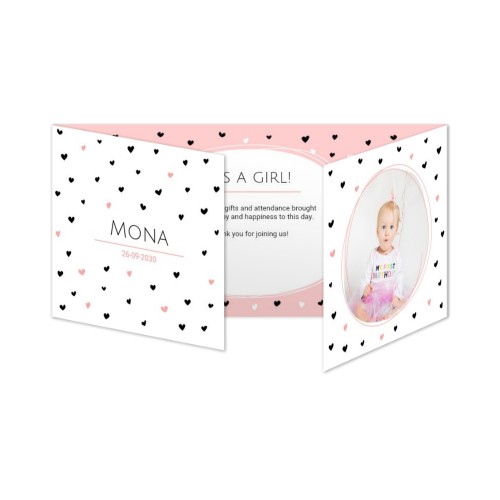 Fotokort 6 sider Panorama Liggende 19,6 x 9,3 cm