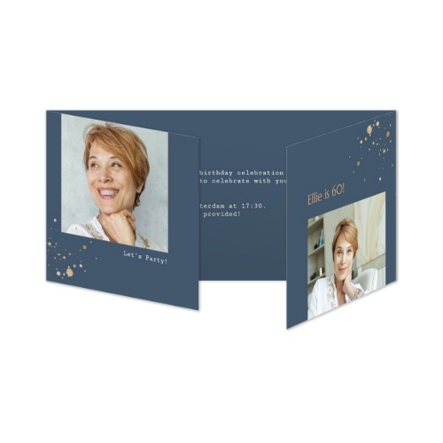 Faire-part 3 volets Pano paysage 19,6 x 9,3 cm