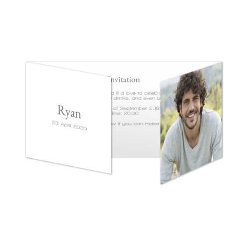 Faire-part 3 volets Pano paysage 19,6 x 9,3 cm Faire-part 3 volets Pano paysage 19,6 x 9,3 cm