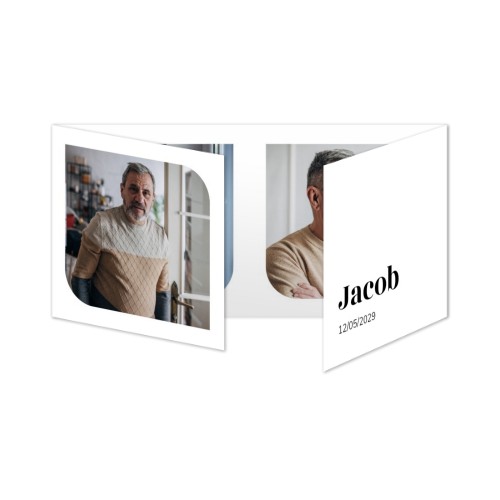 Dubbelgevouwen Kaart Panorama Liggend 19,6 x 9,3 cm Dubbelgevouwen Kaart Panorama Liggend 19,6 x 9,3 cm