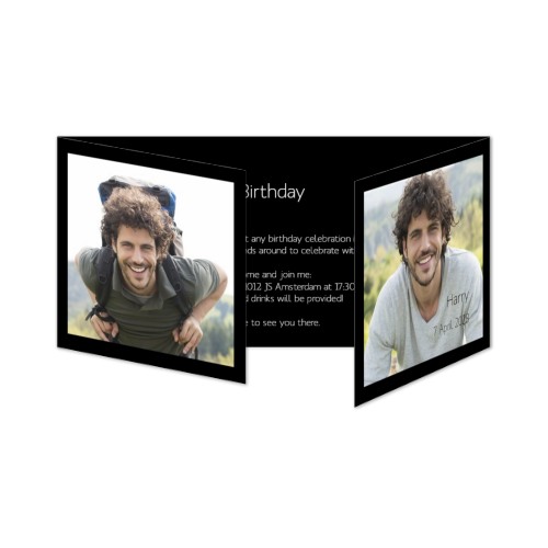 Fotokort 6 sider Panorama Liggende 19,6 x 9,3 cm Fotokort 6 sider Panorama Liggende 19,6 x 9,3 cm