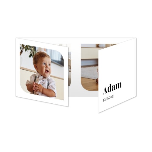 Faire-part 3 volets Pano paysage 19,6 x 9,3 cm