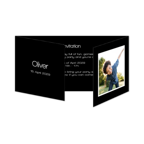 Fotokort 6 sidor Pano Liggande 19,6 x 9,3 cm