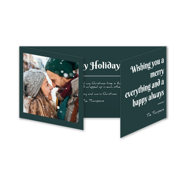 Double Folded Card Panoramic Landscape 19,6 x 9,3 cm 