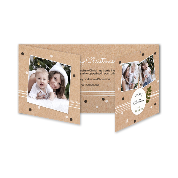 Double Folded Card Panoramic Landscape 19,6 x 9,3 cm  Double Folded Card Panoramic Landscape 19,6 x 9,3 cm