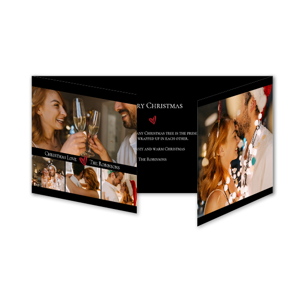 Fotokort 6 sidor Pano Liggande 19,6 x 9,3 cm