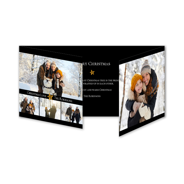 Double Folded Card Panoramic Landscape 19,6 x 9,3 cm 