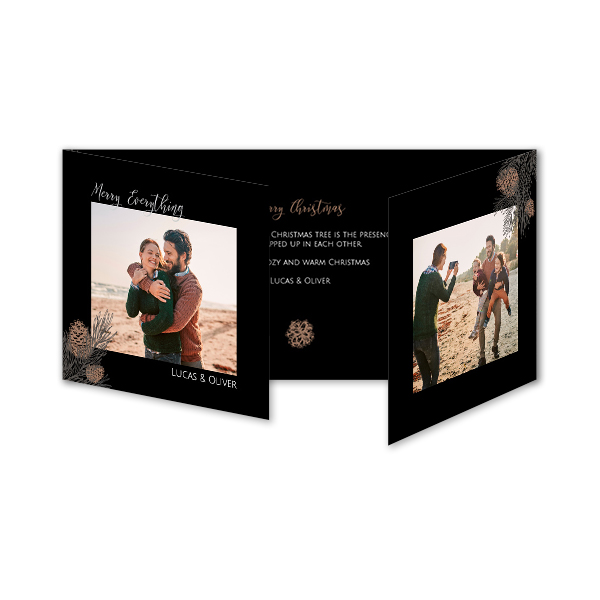 Faire-part 3 volets Pano paysage 19,6 x 9,3 cm Faire-part 3 volets Pano paysage 19,6 x 9,3 cm