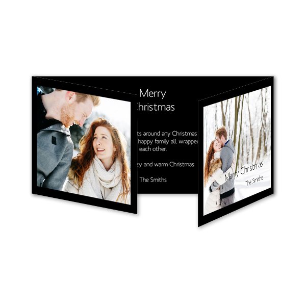 Double Folded Card Panoramic Landscape 19,6 x 9,3 cm 