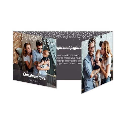 Double Folded Card Panoramic Landscape 19,6 x 9,3 cm 