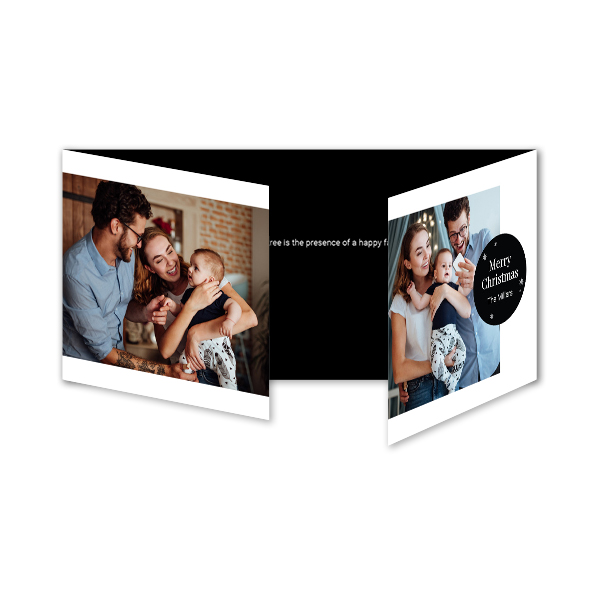 Double Folded Card Panoramic Landscape 19,6 x 9,3 cm Double Folded Card Panoramic Landscape 19,6 x 9,3 cm