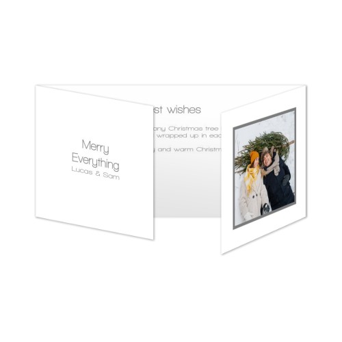 Doppelt gefaltete Grusskarte Panorama Querformat 19,6 x 9,3 cm Doppelt gefaltete Grusskarte Panorama Querformat 19,6 x 9,3 cm