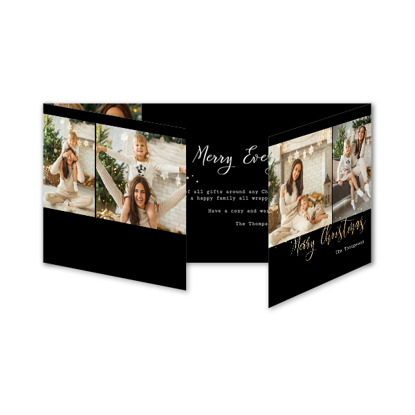 Faire-part 3 volets Pano paysage 19,6 x 9,3 cm