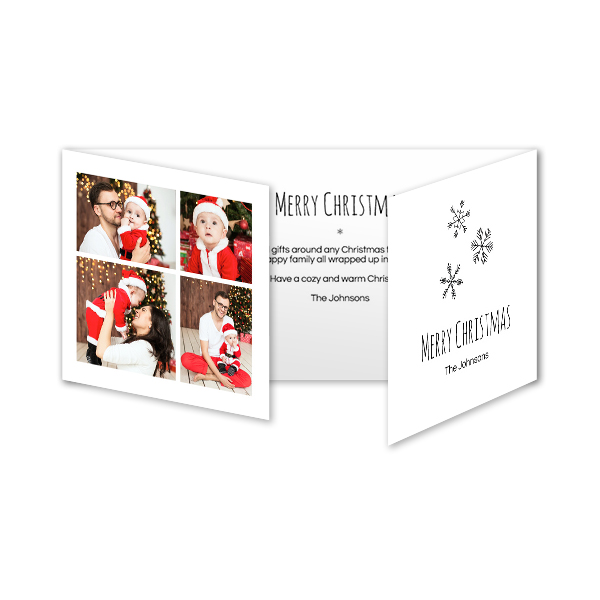 Double Folded Card Panoramic Landscape 19,6 x 9,3 cm Double Folded Card Panoramic Landscape 19,6 x 9,3 cm