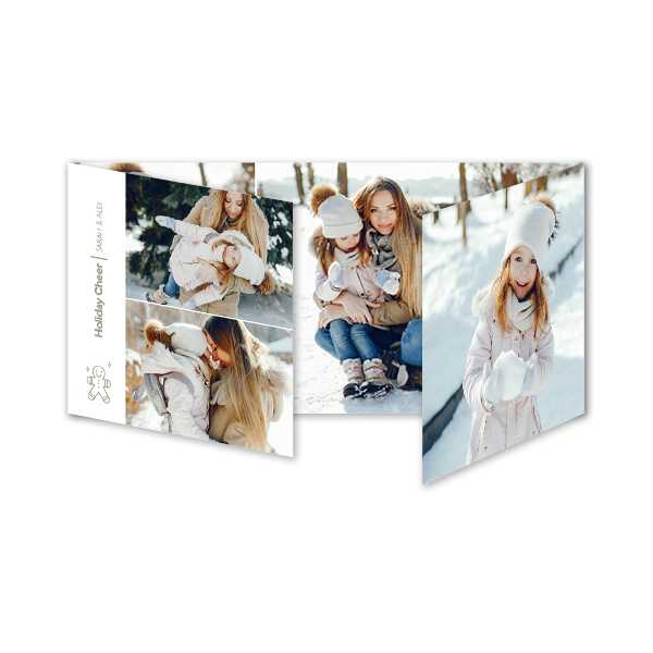 Fotokort 6 sider Panorama Liggende 19,6 x 9,3 cm