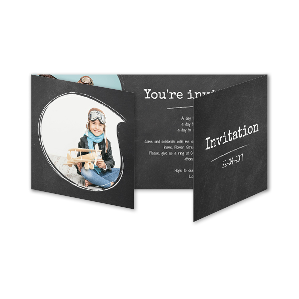 Double Folded Card Panoramic Landscape 19,6 x 9,3 cm  Double Folded Card Panoramic Landscape 19,6 x 9,3 cm