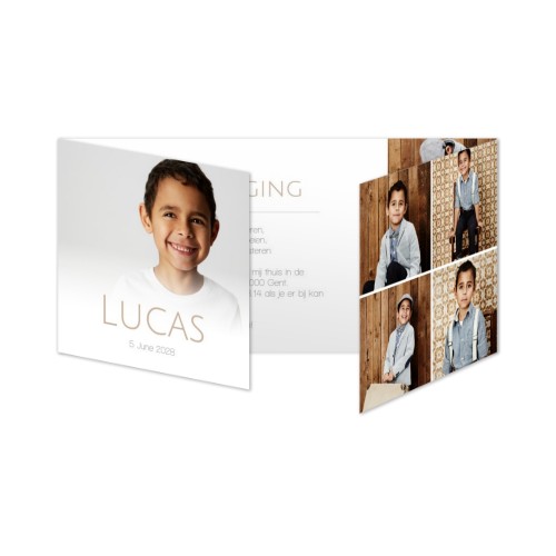 Dubbelgevouwen Kaart Panorama Liggend 19,6 x 9,3 cm Dubbelgevouwen Kaart Panorama Liggend 19,6 x 9,3 cm