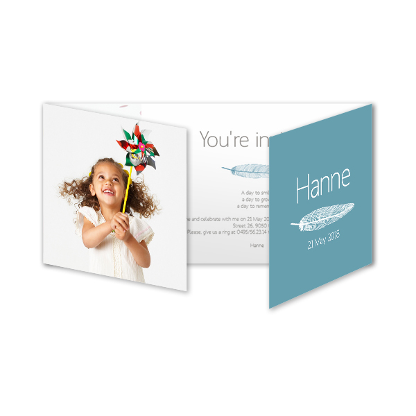 Dubbelgevouwen Kaart Panorama Liggend 19,6 x 9,3 cm Dubbelgevouwen Kaart Panorama Liggend 19,6 x 9,3 cm