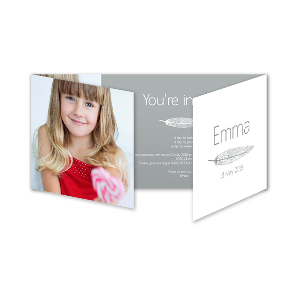 Double Folded Card Panoramic Landscape 19,6 x 9,3 cm 