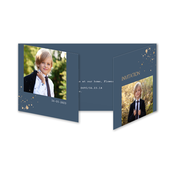 Double Folded Card Panoramic Landscape 19,6 x 9,3 cm  Double Folded Card Panoramic Landscape 19,6 x 9,3 cm