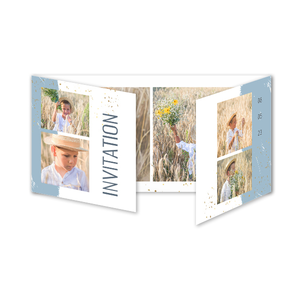 Double Folded Card Panoramic Landscape 19,6 x 9,3 cm 