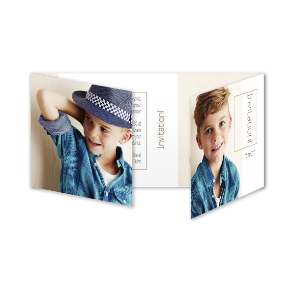 Double Folded Card Panoramic Landscape 19,6 x 9,3 cm 