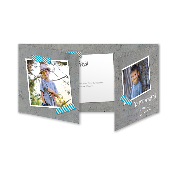 Double Folded Card Panoramic Landscape 19,6 x 9,3 cm 