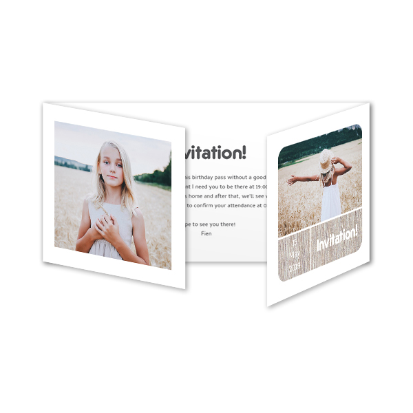 Fotokort 6 sider Panorama Landskab 19,6 x 9,3 cm