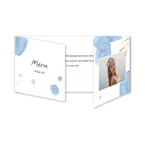 Double Folded Card Panoramic Landscape 19,6 x 9,3 cm Double Folded Card Panoramic Landscape 19,6 x 9,3 cm