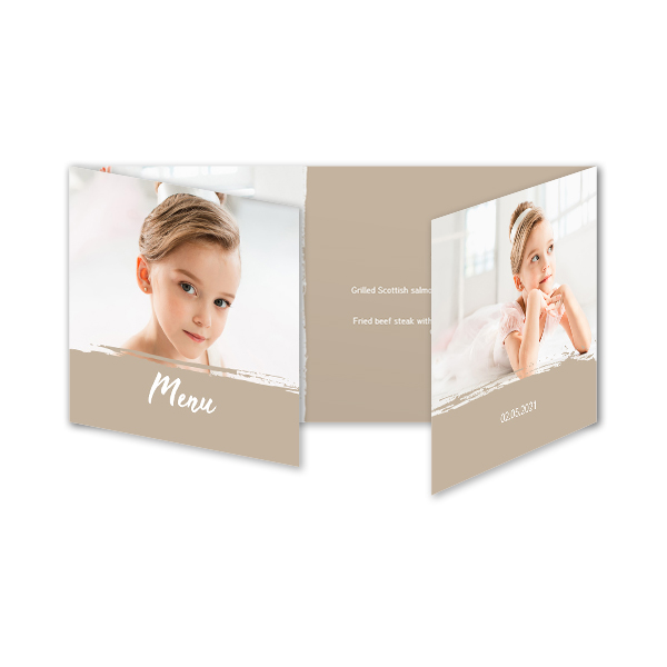 Double Folded Card Panoramic Landscape 19,6 x 9,3 cm Double Folded Card Panoramic Landscape 19,6 x 9,3 cm