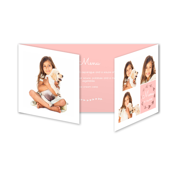 Fotokort 6 sidor Pano Liggande 19,6 x 9,3 cm