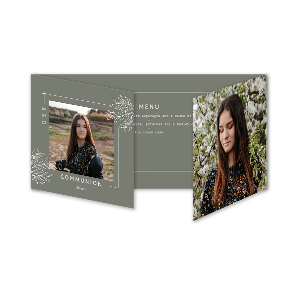 Double Folded Card Panoramic Landscape 19,6 x 9,3 cm Double Folded Card Panoramic Landscape 19,6 x 9,3 cm