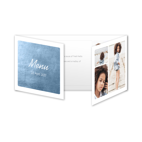 Fotokort 6 sider Panorama Landskab 19,6 x 9,3 cm