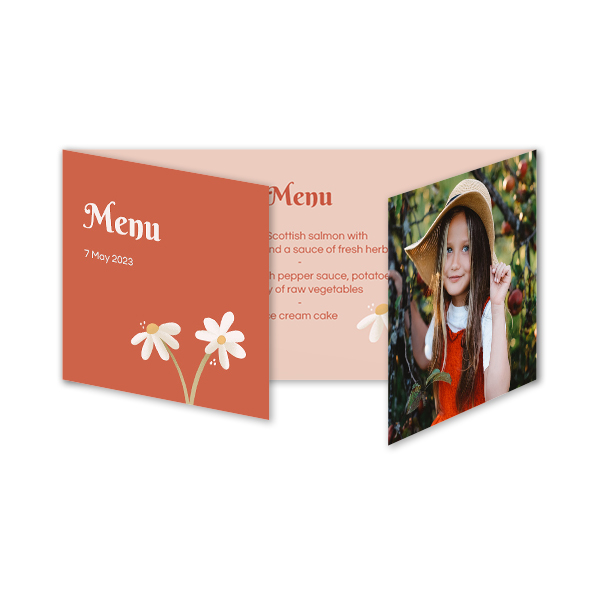 Fotokort 6 sidor Pano Liggande 19,6 x 9,3 cm