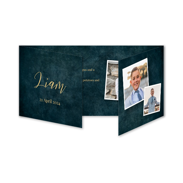 Dubbelgevouwen Kaart Panorama Liggend 19,6 x 9,3 cm Dubbelgevouwen Kaart Panorama Liggend 19,6 x 9,3 cm