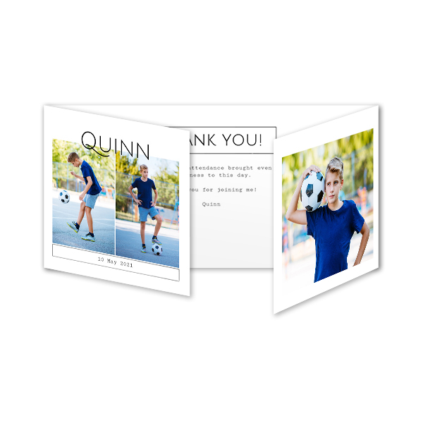 Double Folded Card Panoramic Landscape 19,6 x 9,3 cm 