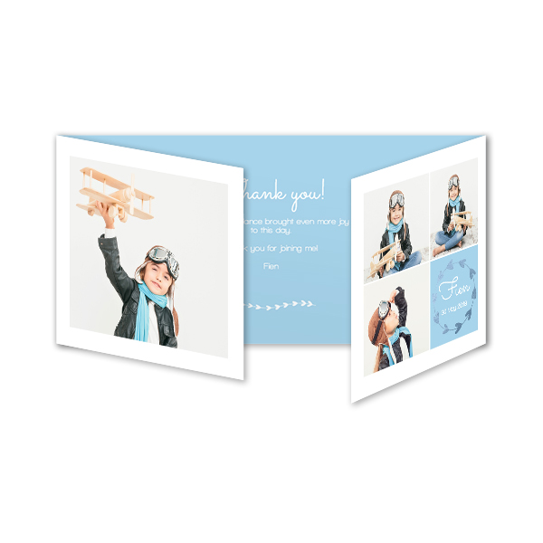 Fotokort 6 sider Panorama Landskab 19,6 x 9,3 cm