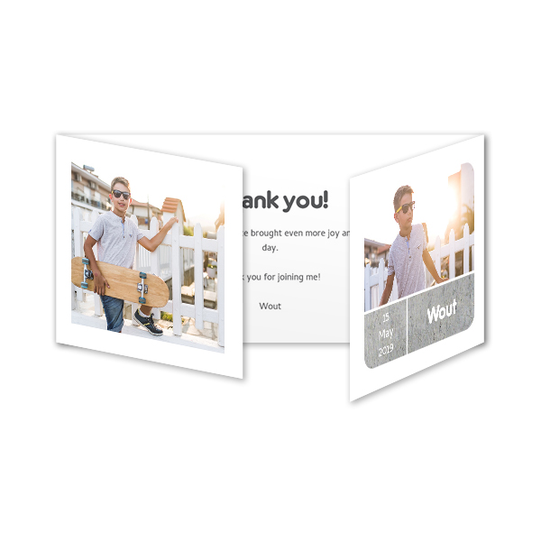 Fotokort 6 sider Panorama Landskab 19,6 x 9,3 cm