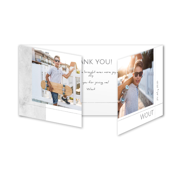 Double Folded Card Panoramic Landscape 19,6 x 9,3 cm 