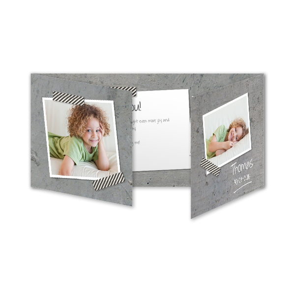 Fotokort 6 sider Panorama Liggende 19,6 x 9,3 cm