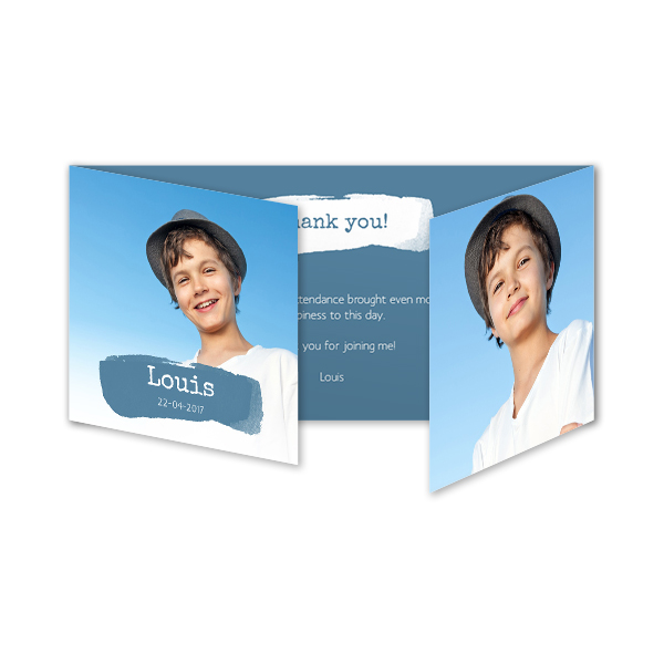 Double Folded Card Panoramic Landscape 19,6 x 9,3 cm 