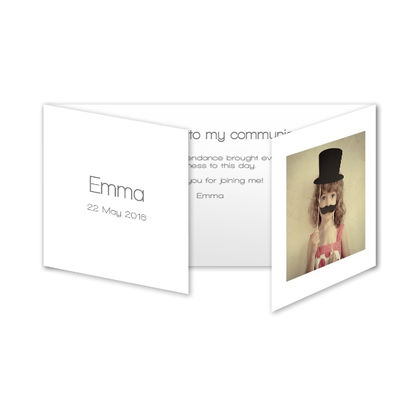 Double Folded Card Panoramic Landscape 19,6 x 9,3 cm Double Folded Card Panoramic Landscape 19,6 x 9,3 cm