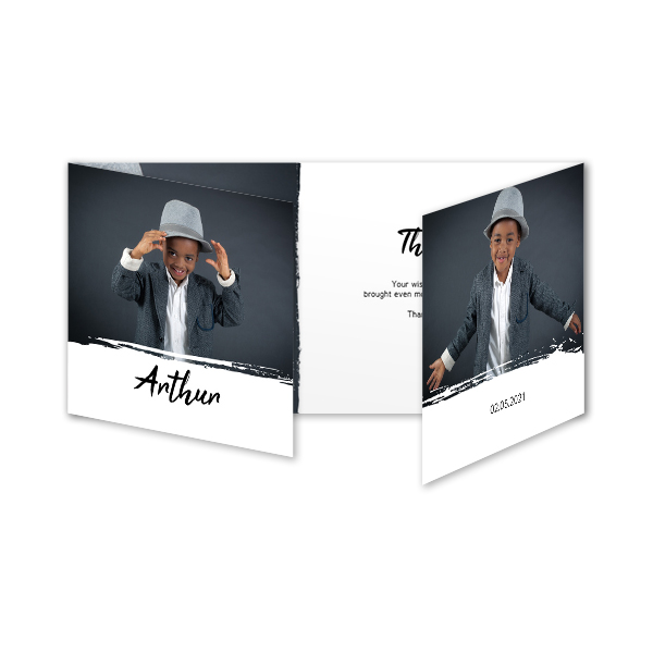 Double Folded Card Panoramic Landscape 19,6 x 9,3 cm 