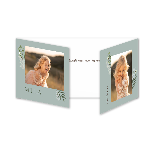 Double Folded Card Panoramic Landscape 19,6 x 9,3 cm Double Folded Card Panoramic Landscape 19,6 x 9,3 cm
