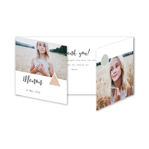 Double Folded Card Panoramic Landscape 19,6 x 9,3 cm Double Folded Card Panoramic Landscape 19,6 x 9,3 cm